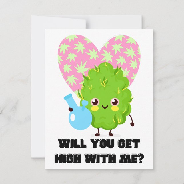 WILL YOU GET HIGH WITH ME? (Front)