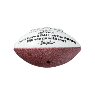 Will You Go to Prom Proposal Cute Promposal Idea Football