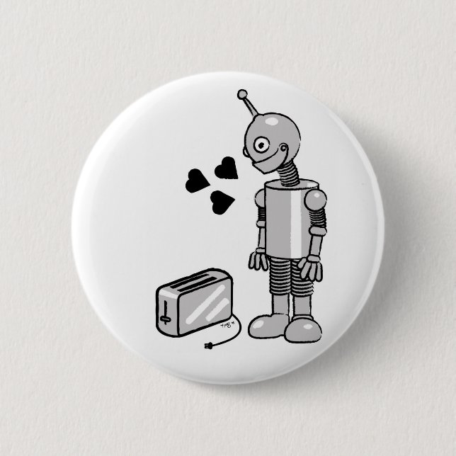 Will You Marry Me? 6 Cm Round Badge (Front)