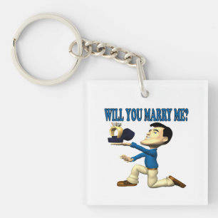 Will You Marry Me 9 Key Ring
