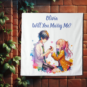 Will you Marry Me   Anime Marriage Proposal  Tapestry
