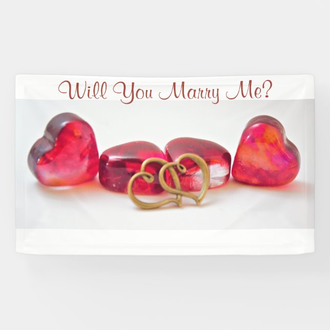 Will You Marry Me Banner (Horizontal)