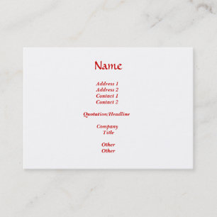 Will You Marry Me Business Card