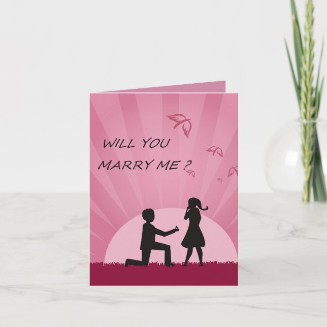 WILL YOU MARRY ME? CARD (Front)