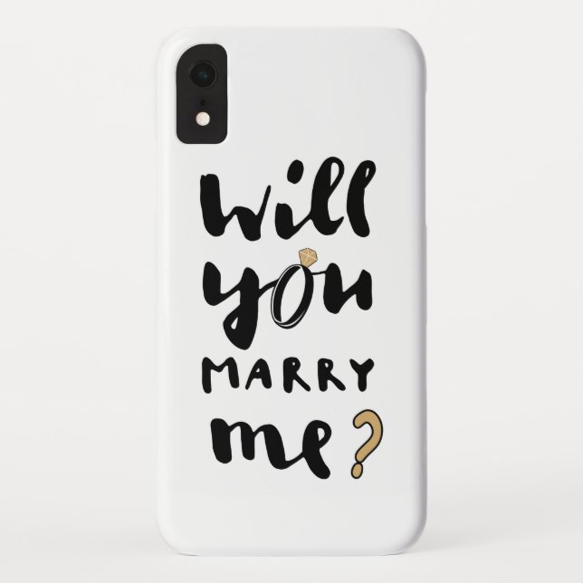 Will you marry me Case-Mate iPhone case (Back)