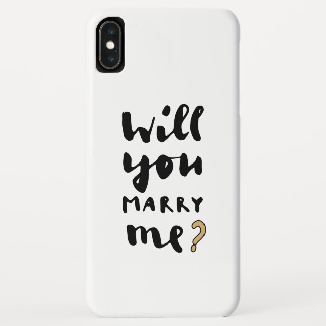 Will you marry me Case-Mate iPhone case (Back)