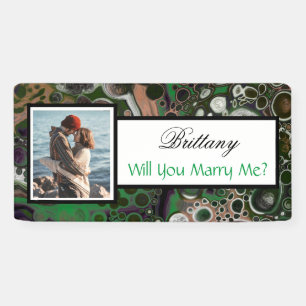 Will you Marry Me Custom Name Proposal Banner