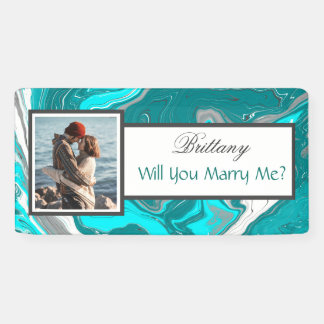 Will you Marry Me Custom Name Proposal Banner