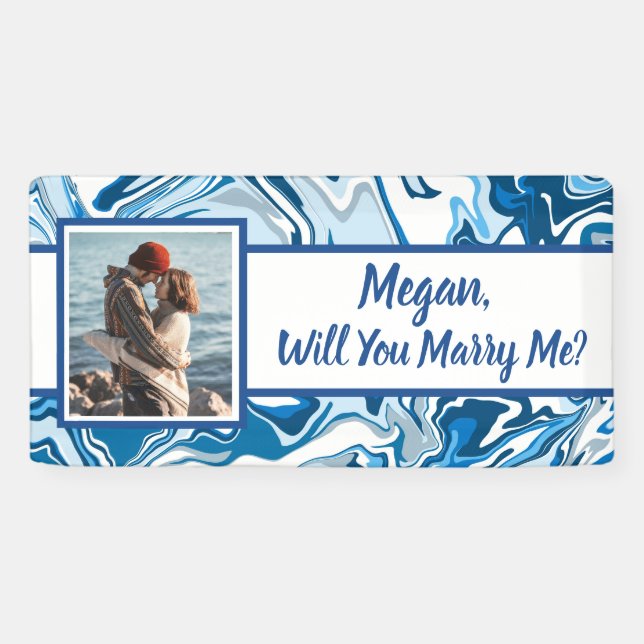 Will you Marry Me Custom Name Proposal    Banner (Horizontal)