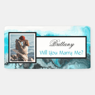 Will you Marry Me Custom Name Proposal Banner