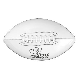 Will you marry me - Funny Wedding Proposal Football