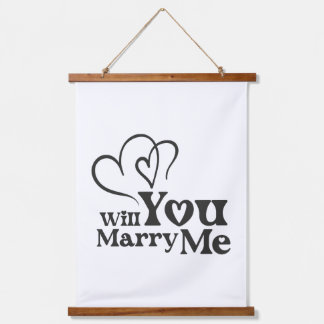 Will you marry me - Funny Wedding Proposal Hanging Tapestry