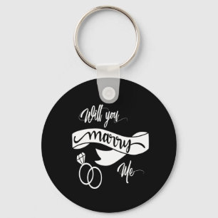 will you marry me key ring