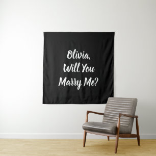Will You Marry Me Marriage Proposal Tapestry
