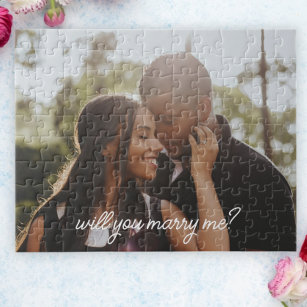 Will you marry me personalised proposal jigsaw puzzle