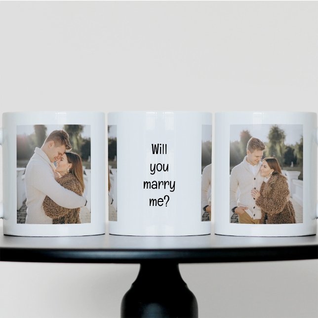 Will You Marry Me Photo Proposal Coffee Mug (Creator Uploaded)