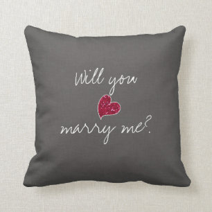 Will You Marry Me Pillow