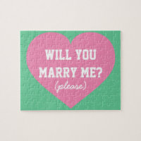 Will you Marry Me? Pink Heart