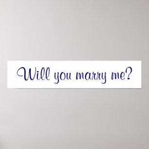 Will you marry me? poster