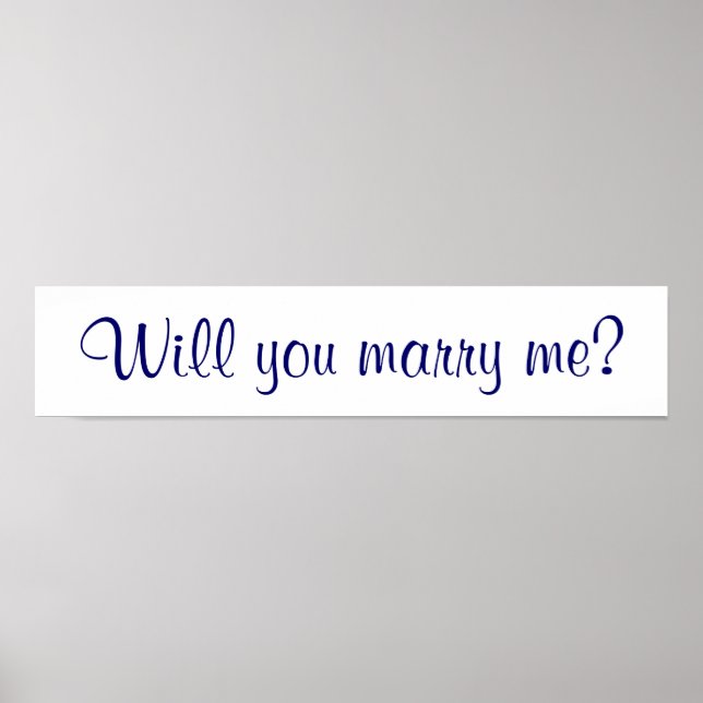 Will you marry me? poster (Front)
