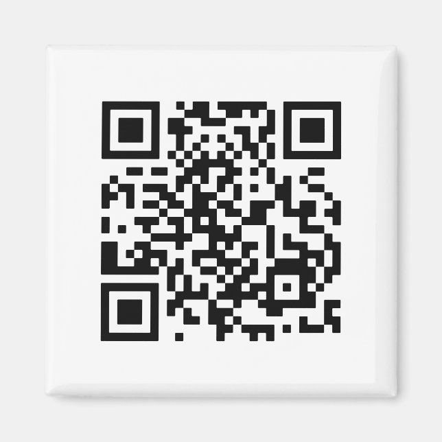 Will You Marry Me? QR Code Magnet (Front)