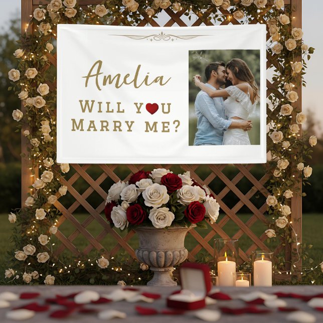 Will you marry me Romantic Proposal Photo Banner (Creator Uploaded)