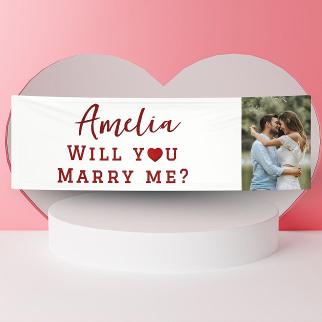 Will you marry me Romantic Proposal Photo Banner (Creator Uploaded)
