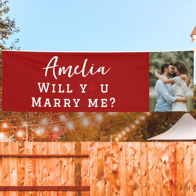 Will you marry me Romantic Proposal Photo Banner (Creator Uploaded)