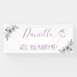 Will you Marry Me Romantic Proposal Sign