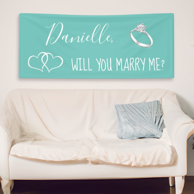 Will you Marry Me Romantic Proposal Sign (Creator Uploaded)