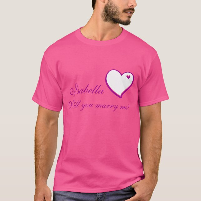 Will you marry me? T-Shirt (Front)