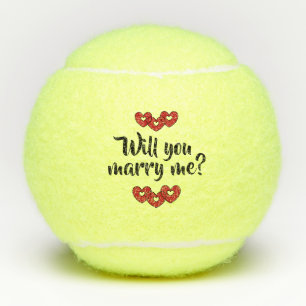 Will you marry me? Tennis Ball