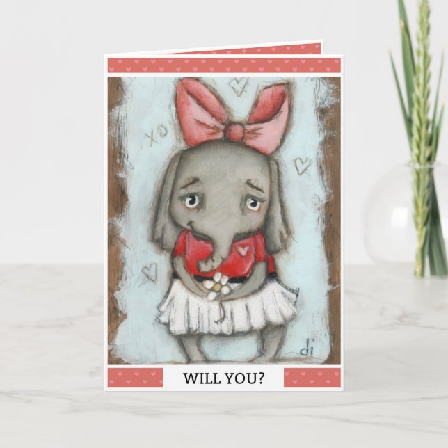 Will YOu? - Valentine Holiday Card (Front)