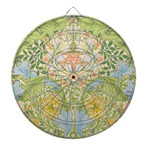 Willam Morris Myrtle Garden Floral Classic Dartboard