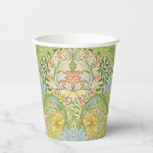 Willam Morris Myrtle Garden Floral Classic Paper Cups