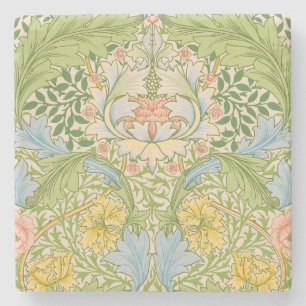 Willam Morris Myrtle Garden Floral Classic Stone Coaster
