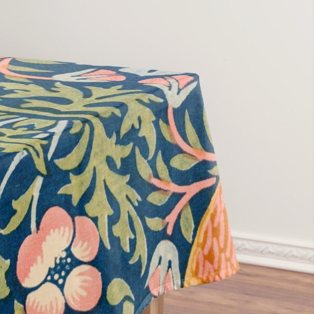 Willam Morris strawberry thief,vintage birds     Tablecloth (In Situ)