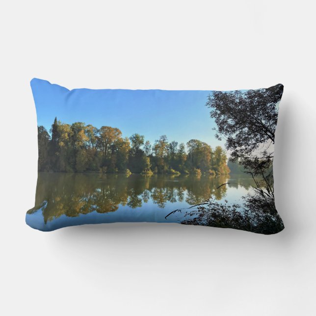 Willamette River, OR Lumbar Cushion (Front)
