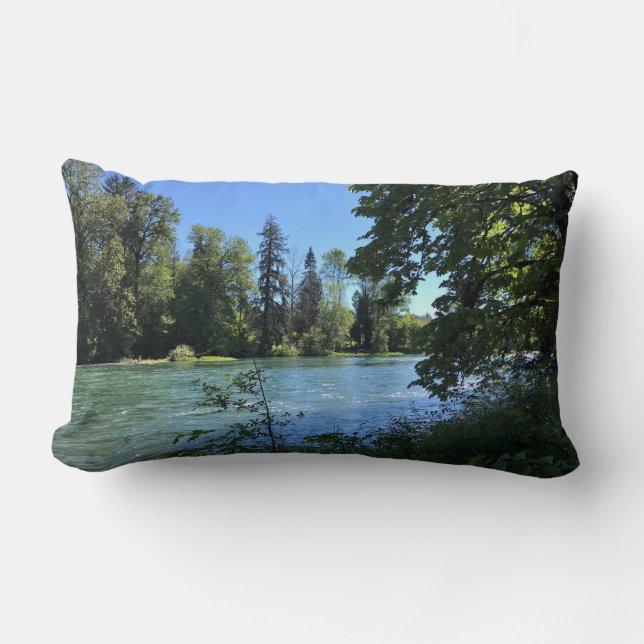 Willamette River, OR Lumbar Cushion (Front)