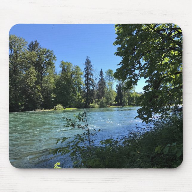 Willamette River, Oregon Mouse Pad (Front)