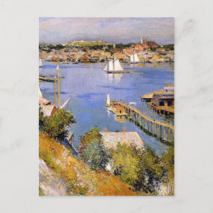 Willard Metcalf, Gloucester Harbour Sun, Postcard