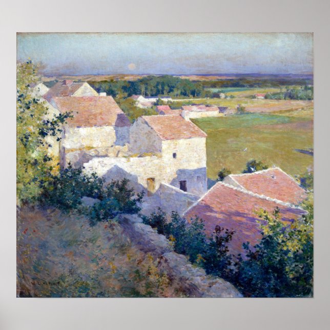 Willard Metcalf Midsummer Twilight Poster (Front)