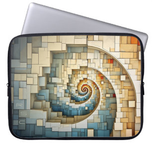 Willem’s World: Fibonacci  Naturals Monogram Laptop Sleeve