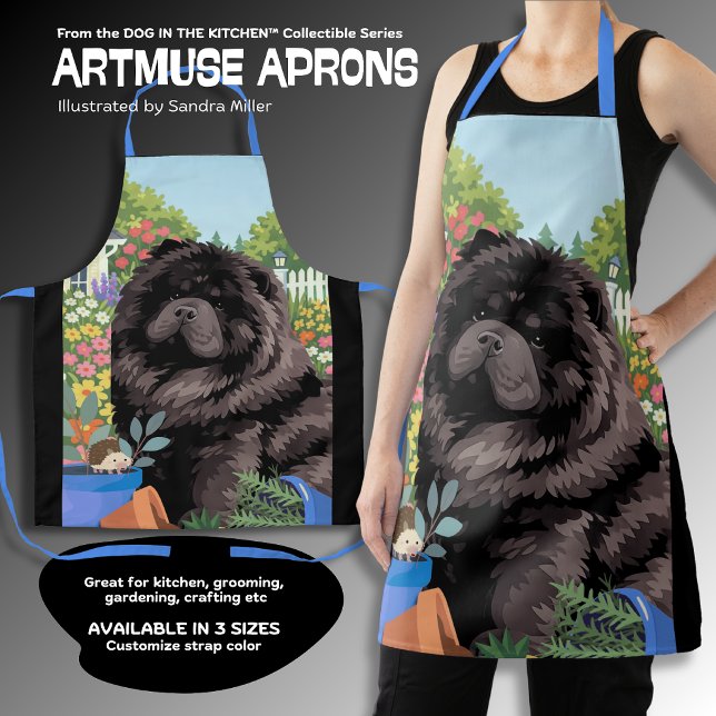 WILLEM the Chow All-Over Print Apron (Creator Uploaded)