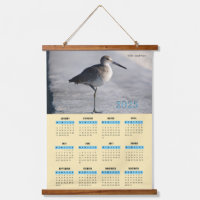Willet Piper Bird Wall Calendar
