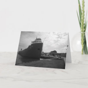 "WILLIAM A. IRVIN Black & White" Get Well Card