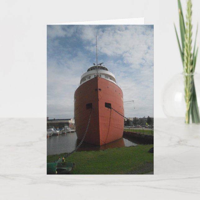 "WILLIAM A. IRVIN Bow" Get Well Card (Front)