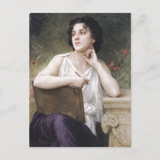 William-Adolphe Bouguereau (1825-1905) - Inspirati Postcard (Front)