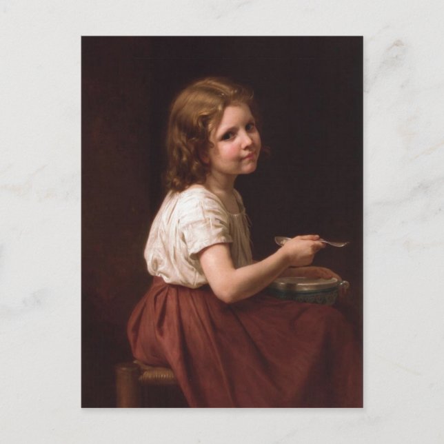William-Adolphe Bouguereau (1825-1905) - Soup (186 Postcard (Front)