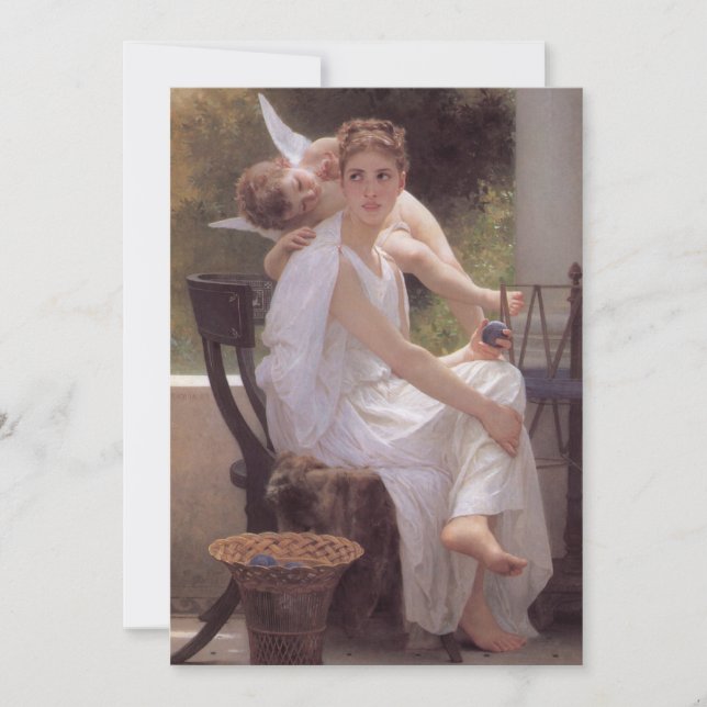 William Adolphe Bouguereau art Invitation (Front)